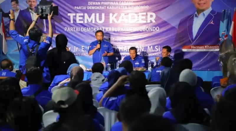 Sekjen Partai Demokrat Herman Khaeron Kobarkan Semangat Kader Situbondo